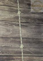Ретро провод, витой кабель Retrika 2x2.5 ГОСТ, слоновая кость, 20м RP-22506-20, проводка