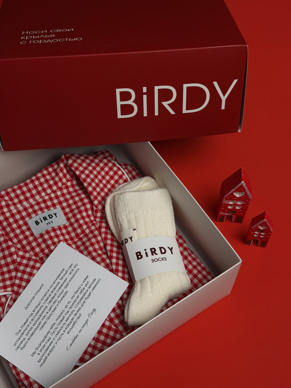 Бокс новогодний №2 | рубашка+брюки+носки