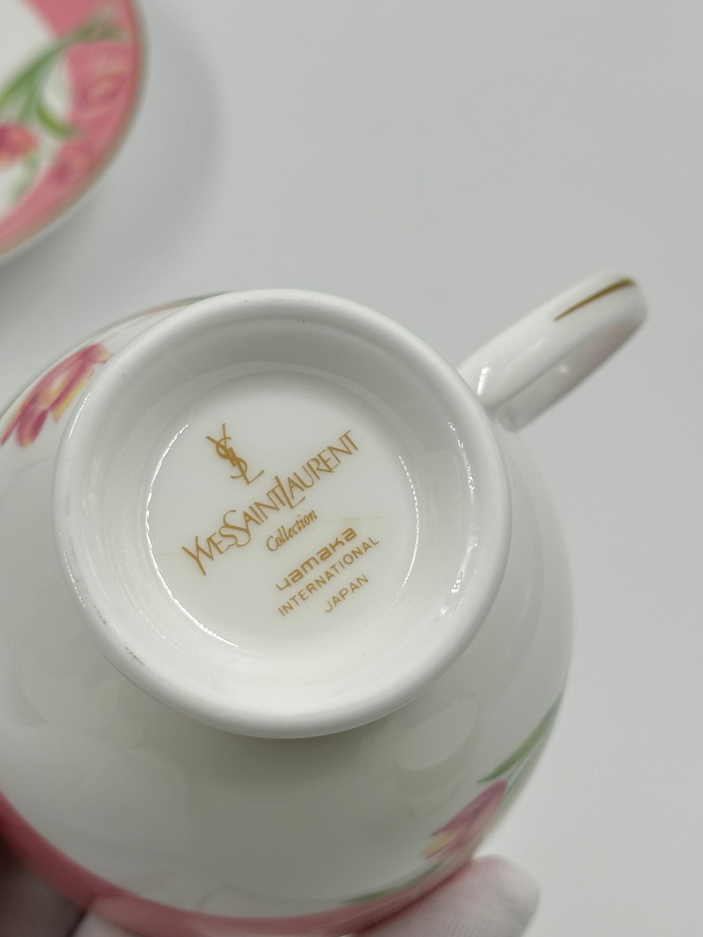 Чайная пара с тюльпанами Yves Saint Laurent