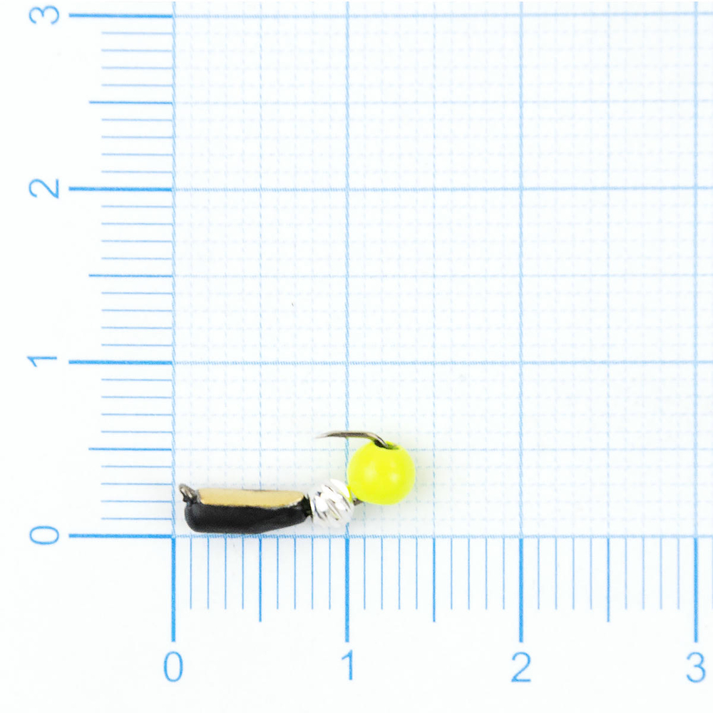 Мормышка Владимирская 612 "Гвоздик Тандем Зефир", 2.5мм, 0.7гр (10шт/уп)