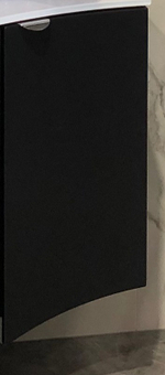 Мебель для ванной комнаты CEZARES RIALTO 136 см одна чаша Nero grafite 55171 + 55174 + 55177