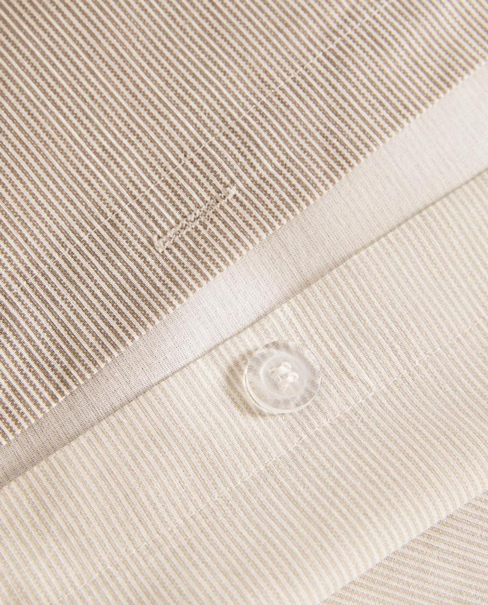 ZARA HOME ПОДОДЕЯЛЬНИК В ПОЛОСКУ, БЕЖЕВЫЙ