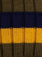 Шапка для мальчика вязаная демисезонная с завязками