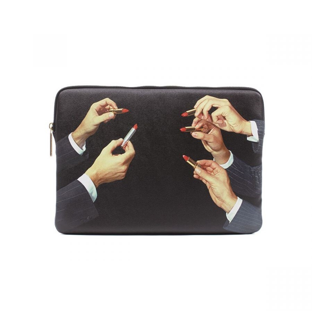 Чехол для ноутбука Lipsticks Black