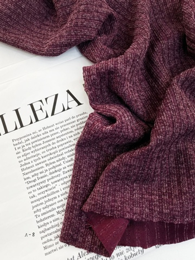 СЛИВА - Вязаная лапша, на подложке (ОЗ75)