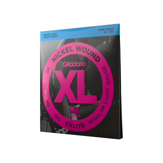 Струны для бас-гитары D'ADDARIO EXL170