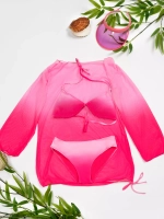 купальник раздельный пляжный 3 в 1 с накидкой