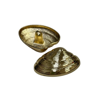 Пуговицы Декоративные металлические ''Ракушка'' 35 мм