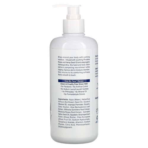 Kiss My Face, Лосьон для рук и тела De-Stress, без отдушек, 473 мл (16 жидк. унц.)