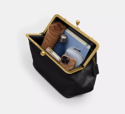 COACH Сумка Kisslock, черный