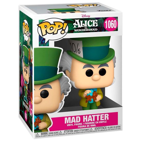 Фигурка Funko POP! Disney Alice in Wonderland 70th Mad Hatter (1060) 55736 / Фигурка Фанко ПОП! по мотивам истории «Алиса в Стране чудес», Шляпник