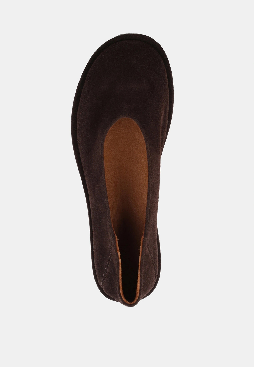 Балетки // Zara // Chocolate // Suede