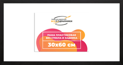 Рама 30x60 для картин и фотографий