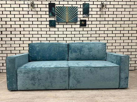 Диван Лофт 2-секции 2000*1650 Plush lagoon