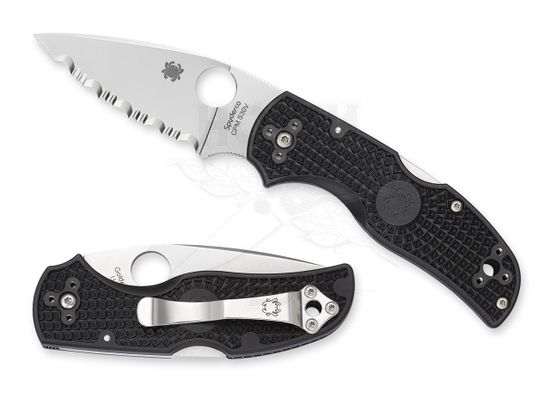 Складной нож Spyderco Native 5 C41SBK5 c клинком из стали CPM-S35VN, рукоять FRN