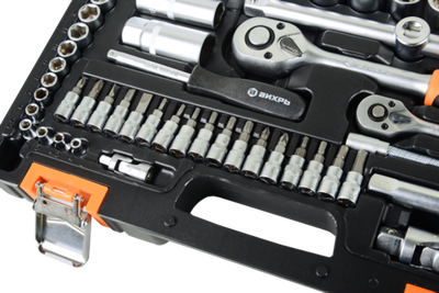 Набор инструментов АВТО, 1/2" , 1/4" , CrV, в кейсе 82 предм Вихрь