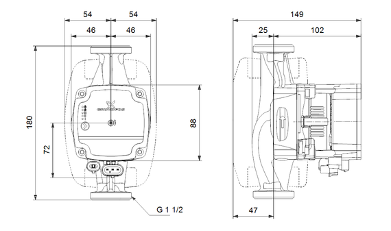 Grundfos ALPHA1 L 25-40 180