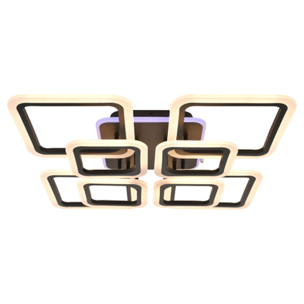 Светильник потолочный светодиодный Rivoli Lana 6202-701 155 Вт LED RGB 3000К-6000К модерн с пультом черный