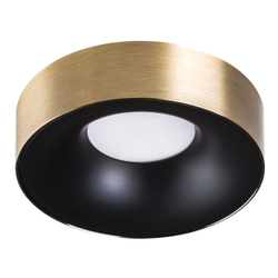 L01002721 Светильник LEVIGO MR16/HP16 ЧЕРНЫЙ МАТОВЫЙ/БРОНЗА (010027+510021)