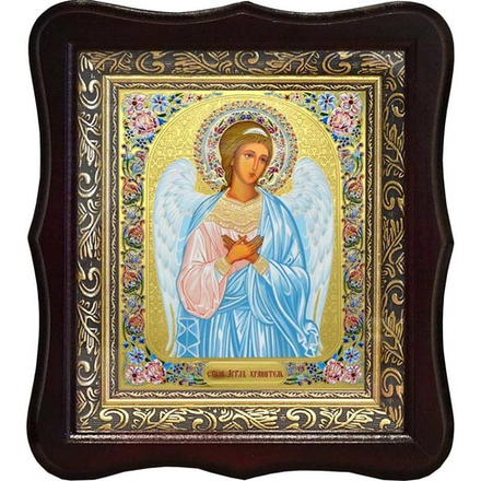 Белый Ангел. Печатная икона.