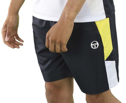 Мужские теннисные шорты Sergio Tacchini Equilatero PL Short - navy/yellow