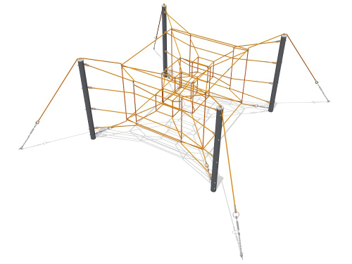 Пространственная канатная конструкция (фракция 16) 34014.21
