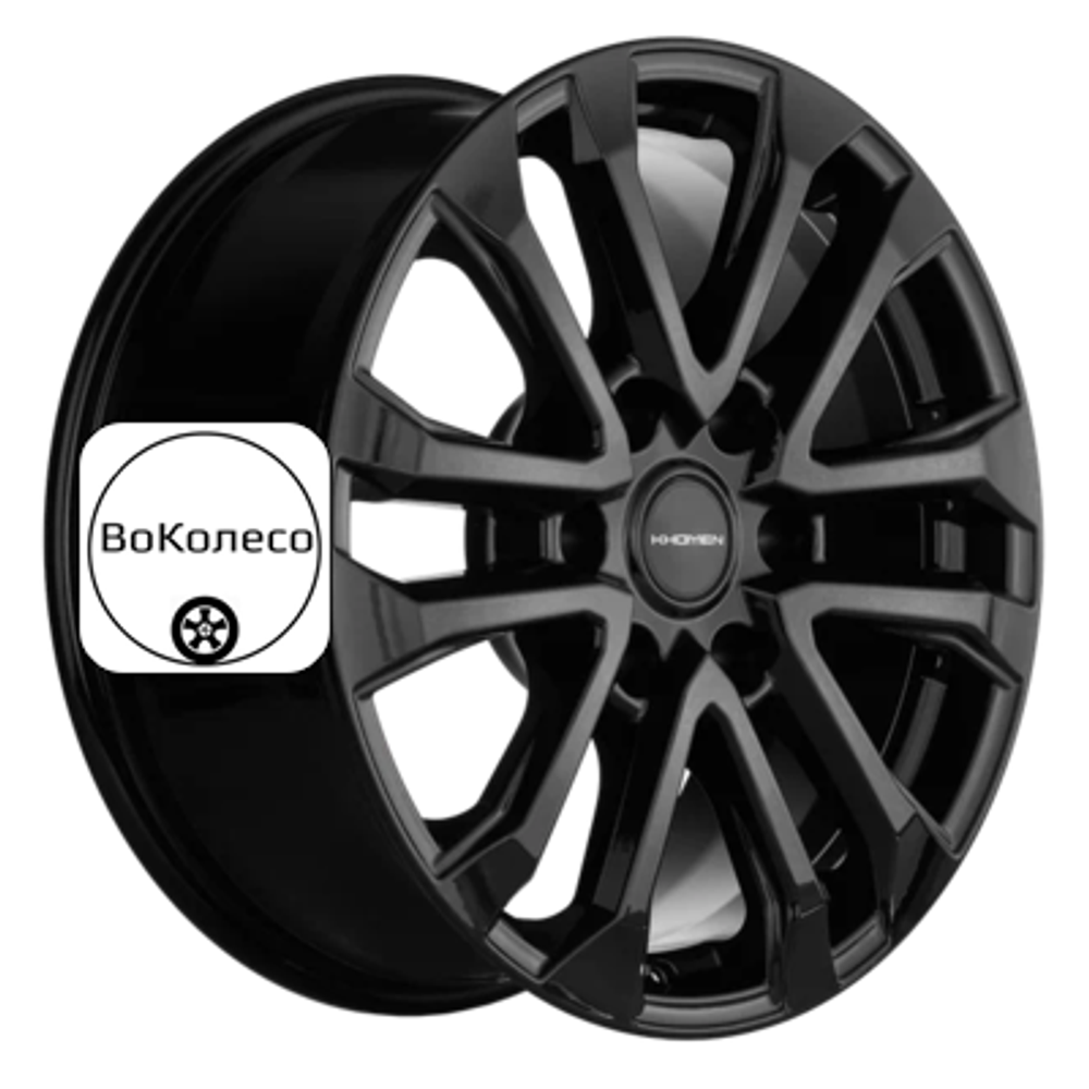 7,5x18/6x139,7 ET42 D75,1 KHW1805 (Haval H9) Black Khomen Wheels