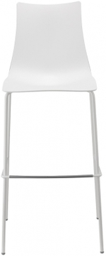 Стул барный пластиковый Scab Design Zebra Technopolymer, лен