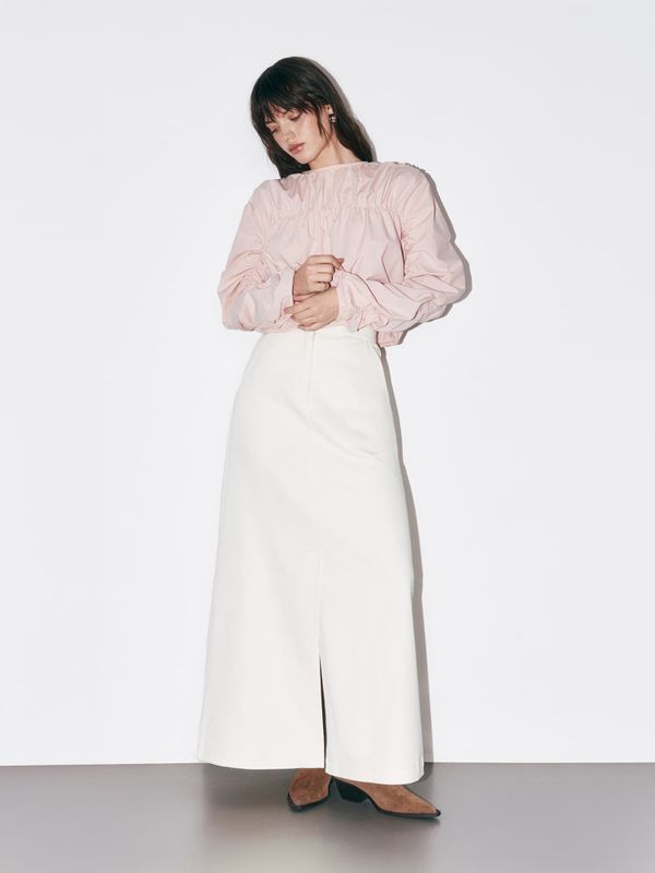 Юбка джинсовая макси 