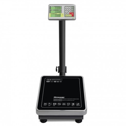 Торговые напольные весы M-ER 335 ACP-150.20 TURTLE с расчетом стоимости товара LCD