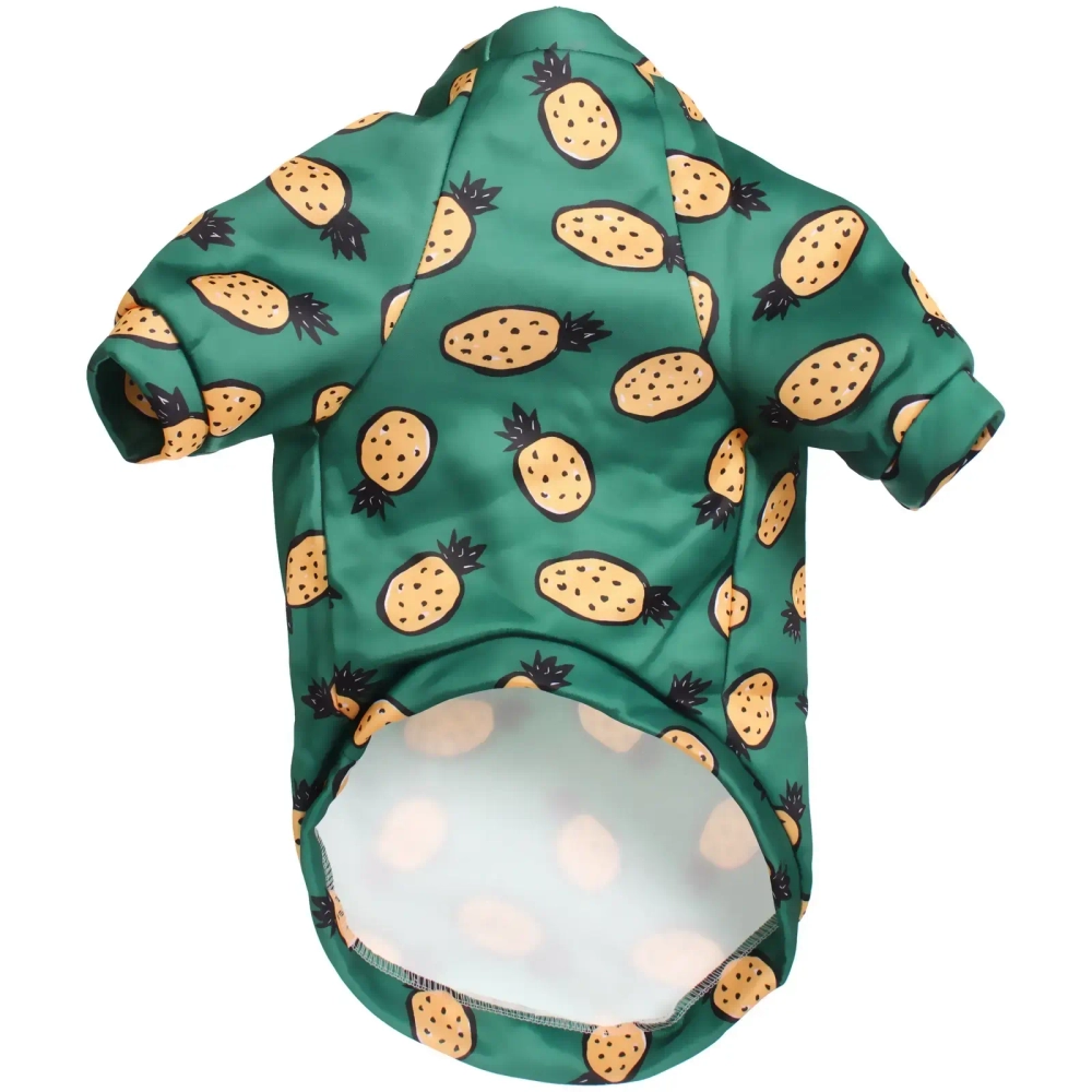 Кофта - толстовка для мелких пород собак «BRO Style», принт ананасы, р XL