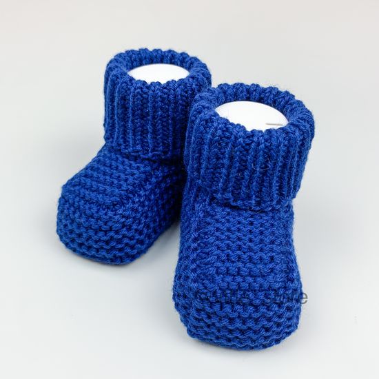 Пинетки вязаные Синие