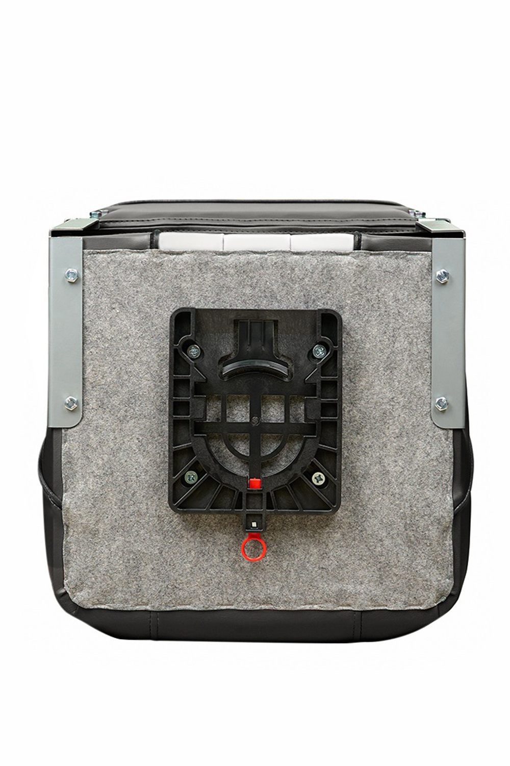 Кресло раскладное мягкое Люкс с пов.механизмом черный/белый-черный