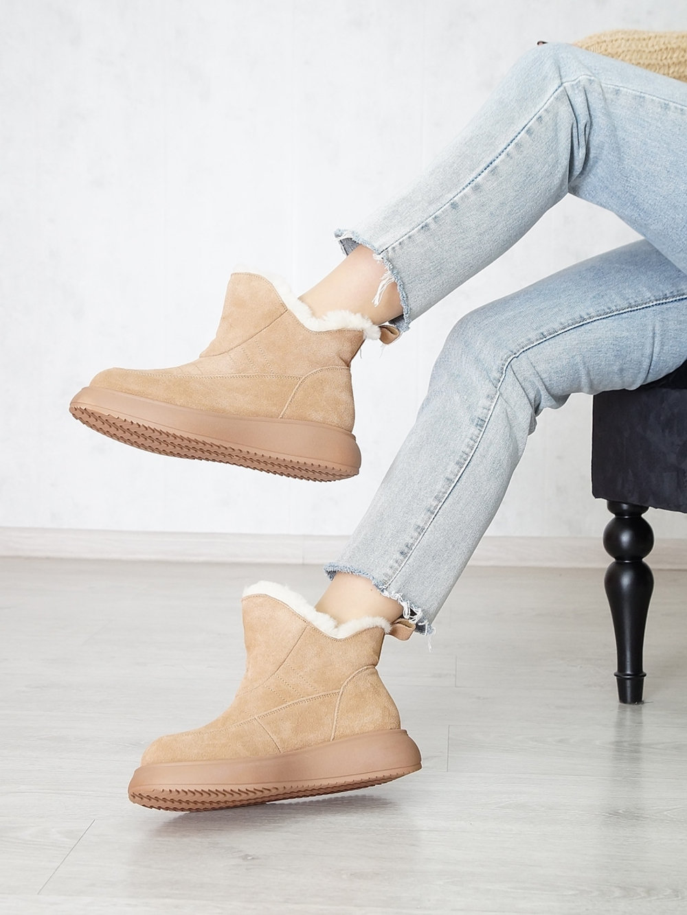 Полусапожки женские зимние