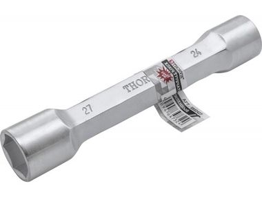 Ключ трубчатый усиленный, 24x27мм Thorvik SBS2427