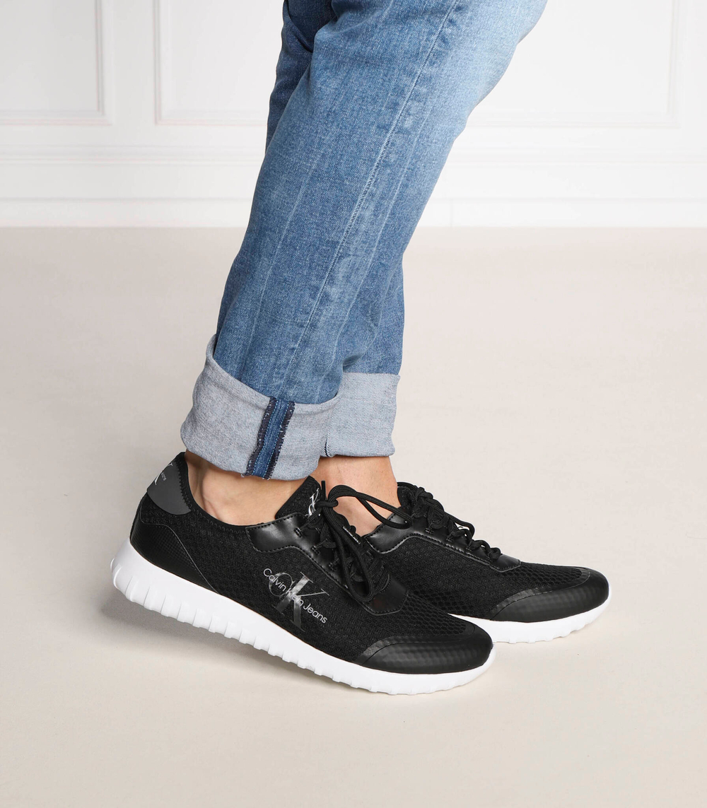 кроссовки eva runner monologo CALVIN KLEIN JEANS - черный(YM0YM00584)