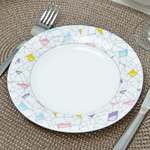 Тарелка десертная 18см Мозаика