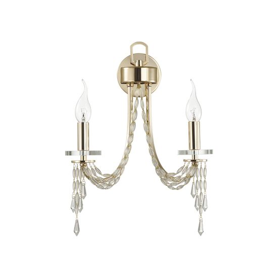 5063/2W CLASSIC ODL24 625 золото/прозрачный/металл/хрусталь Бра E14 2*40W CAPEL