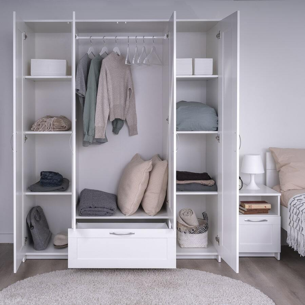 Сириус Шкаф комбинированный 4 двери и 1 ящик