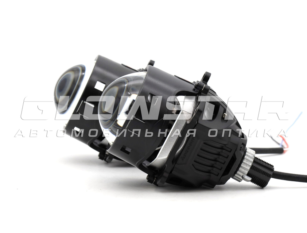 Билед модули Aozoom K10 2025 3.0 дюйма, 2 чипа, 5500K, 12V, 58W/66W, крепление 3R и съемное гаечное (комплект, 2шт)