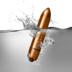 Вибропуля с 2 сменными насадками Dark Desires Kit (Цвет: черный с золотистым)