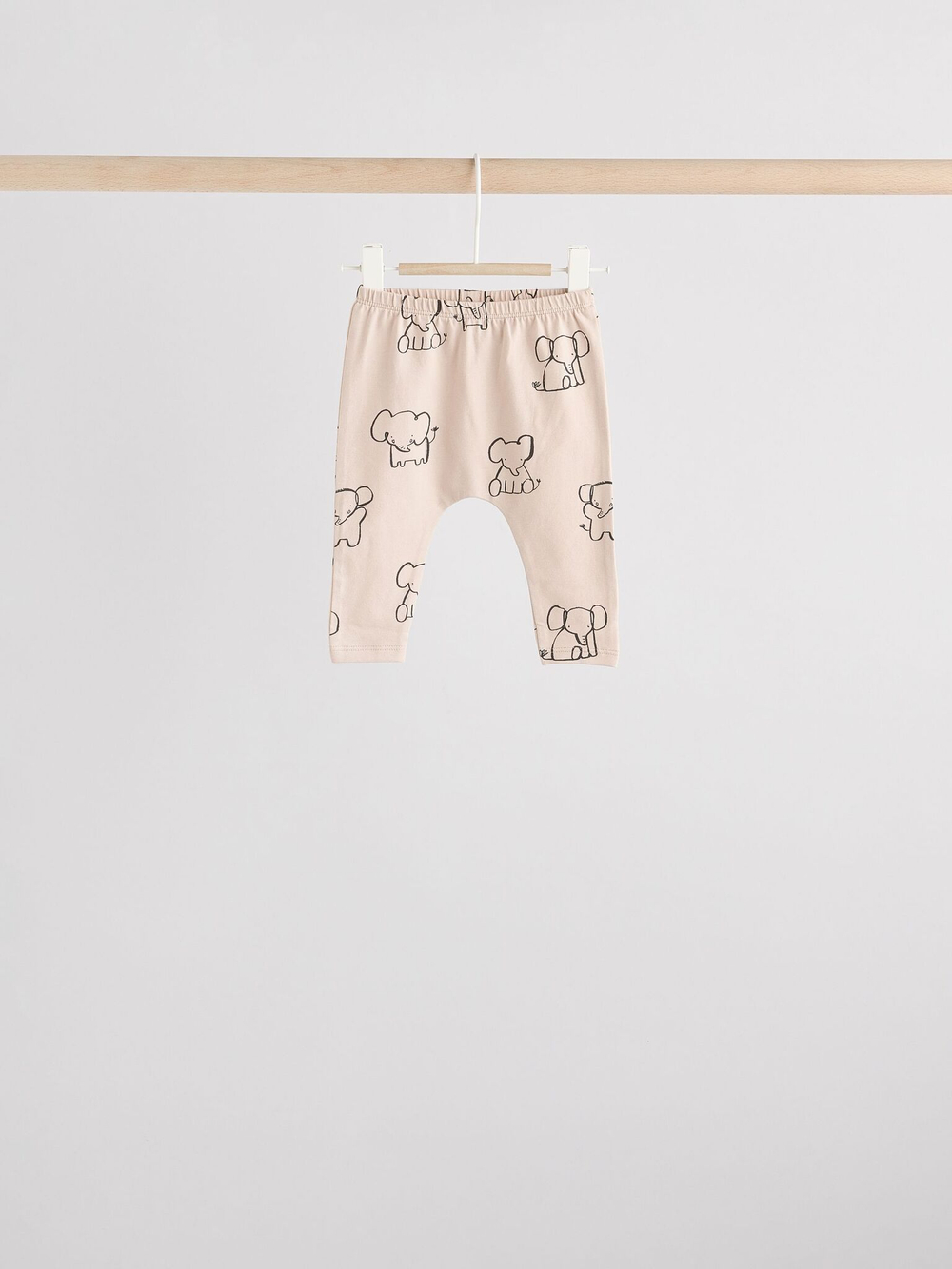 Лонгслив и легинсы в комплекте для малышей Next E48-113, 3 шт., Бежевый, Серый