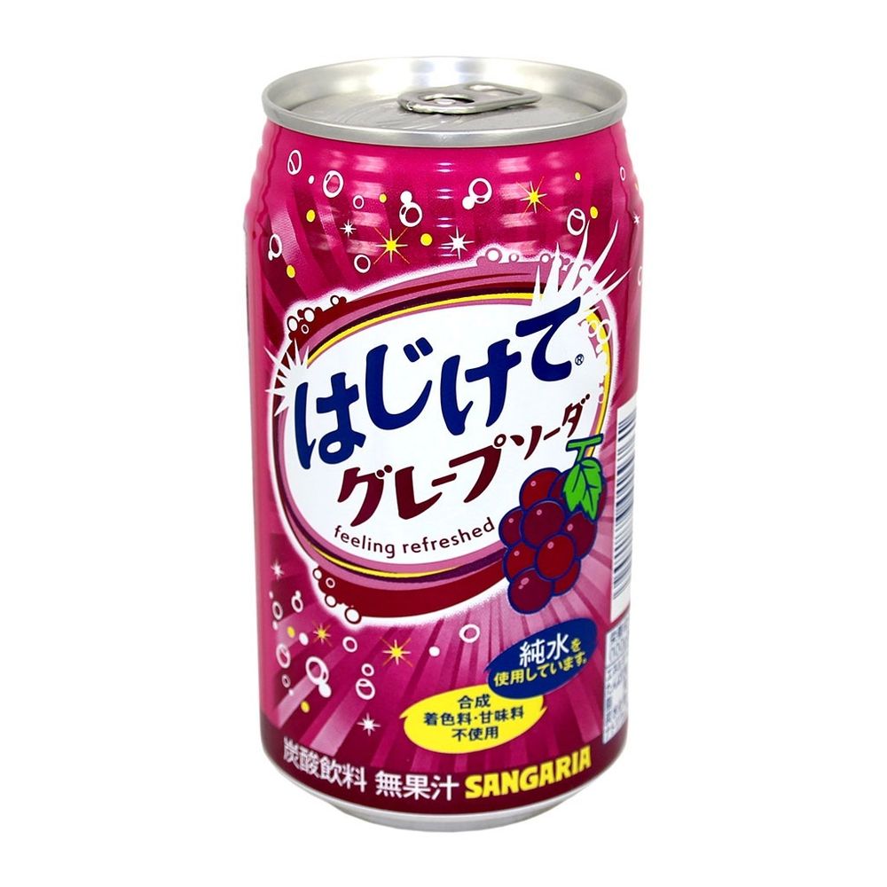 Напиток б/а Sangaria grape со вкусом винограда 350 г ж/б,  Япония
