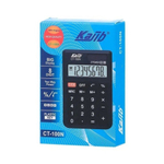 Калькулятор карманный Kajib 8 Bit, в обложке-книжке, 9*6 см, чёрный