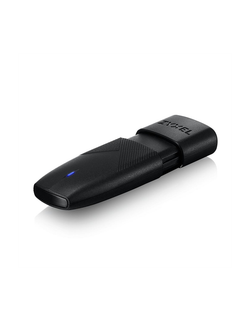 Двухдиапазонный Wi-Fi USB-адаптер Zyxel NWD7605, AX1800, 802.11a/b/g/n/ac/ax (600+1200 Мбит/с), USB3.0