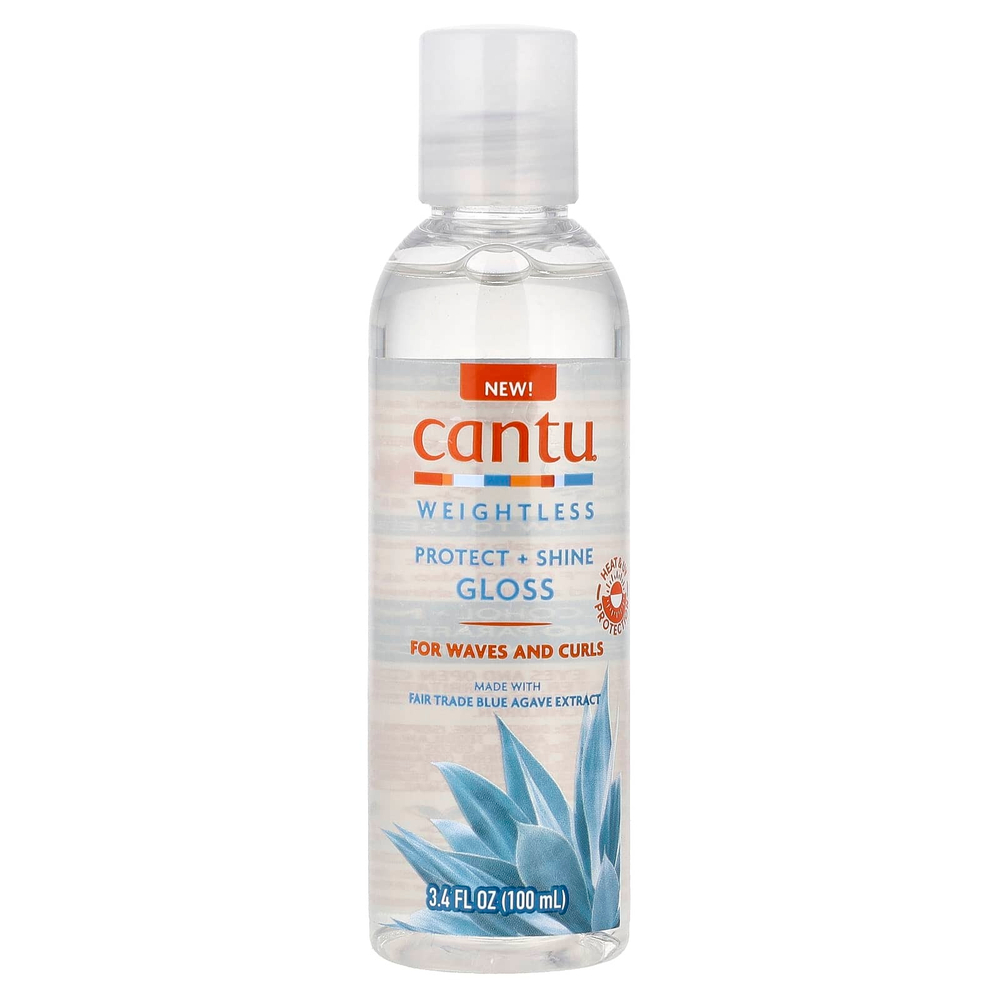 Cantu, Weightless, защита и блеск, для завивки и кудрей, 100 мл (3,4 жидк. Унции)
