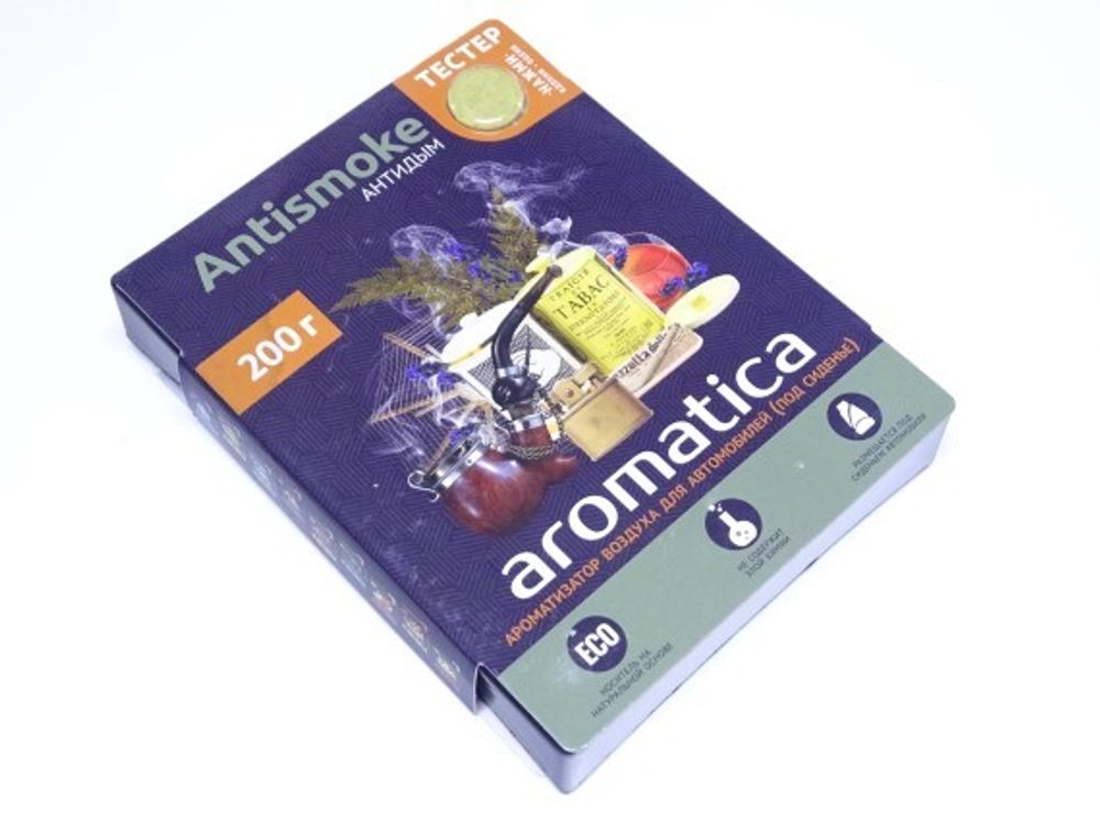 Ароматизатор под сиденье  AROMATICA  Antismoke 200 мл гелевый (FOUETTE)