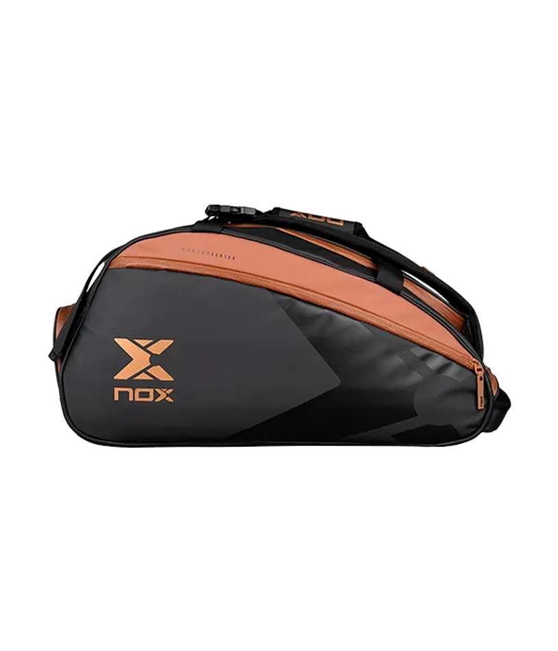Сумка для падел NOX Luxury Open Series Negro-Marron 2024 термо-5 ракеток