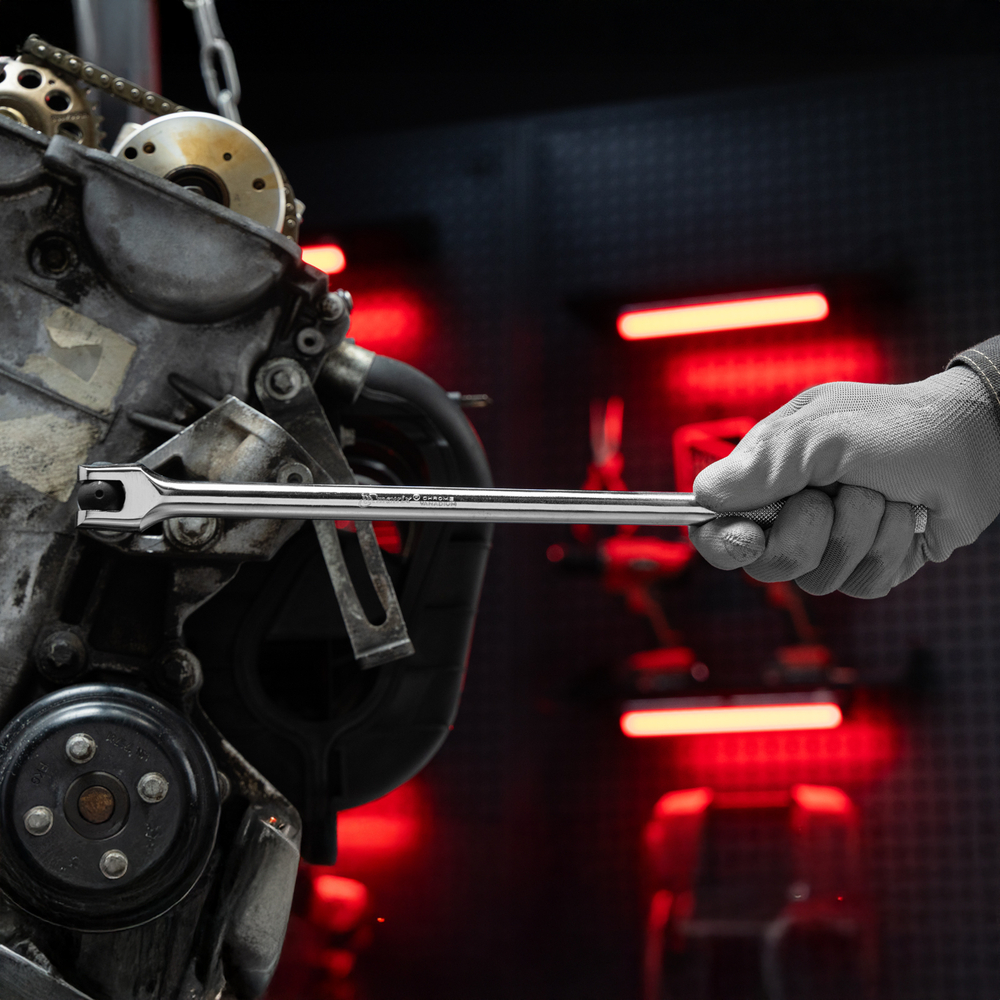 Набор торцевых головок с трещоткой 1/2", 24 предмета Matrix