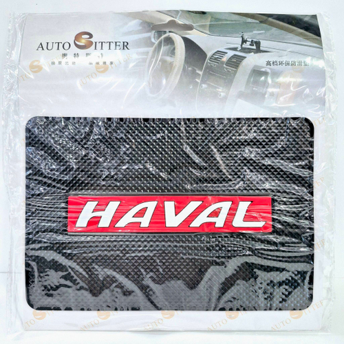 HAVAL Красный / ЛЮКС Коврик на панель (1 шт.)